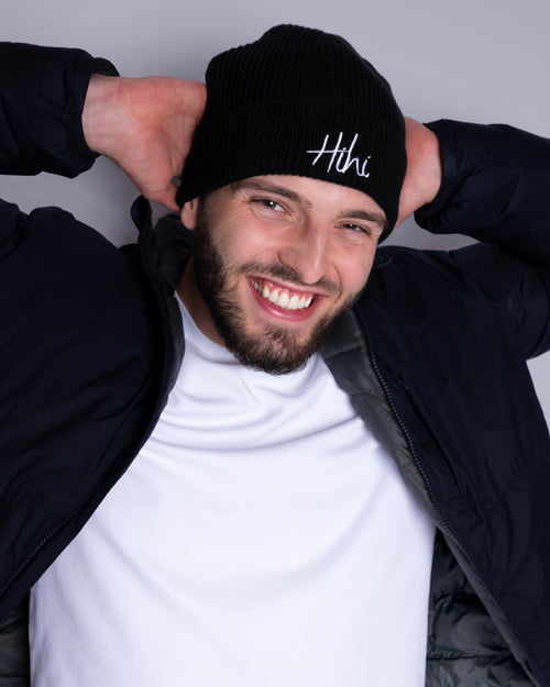 Čepice Hihi psací výšivka