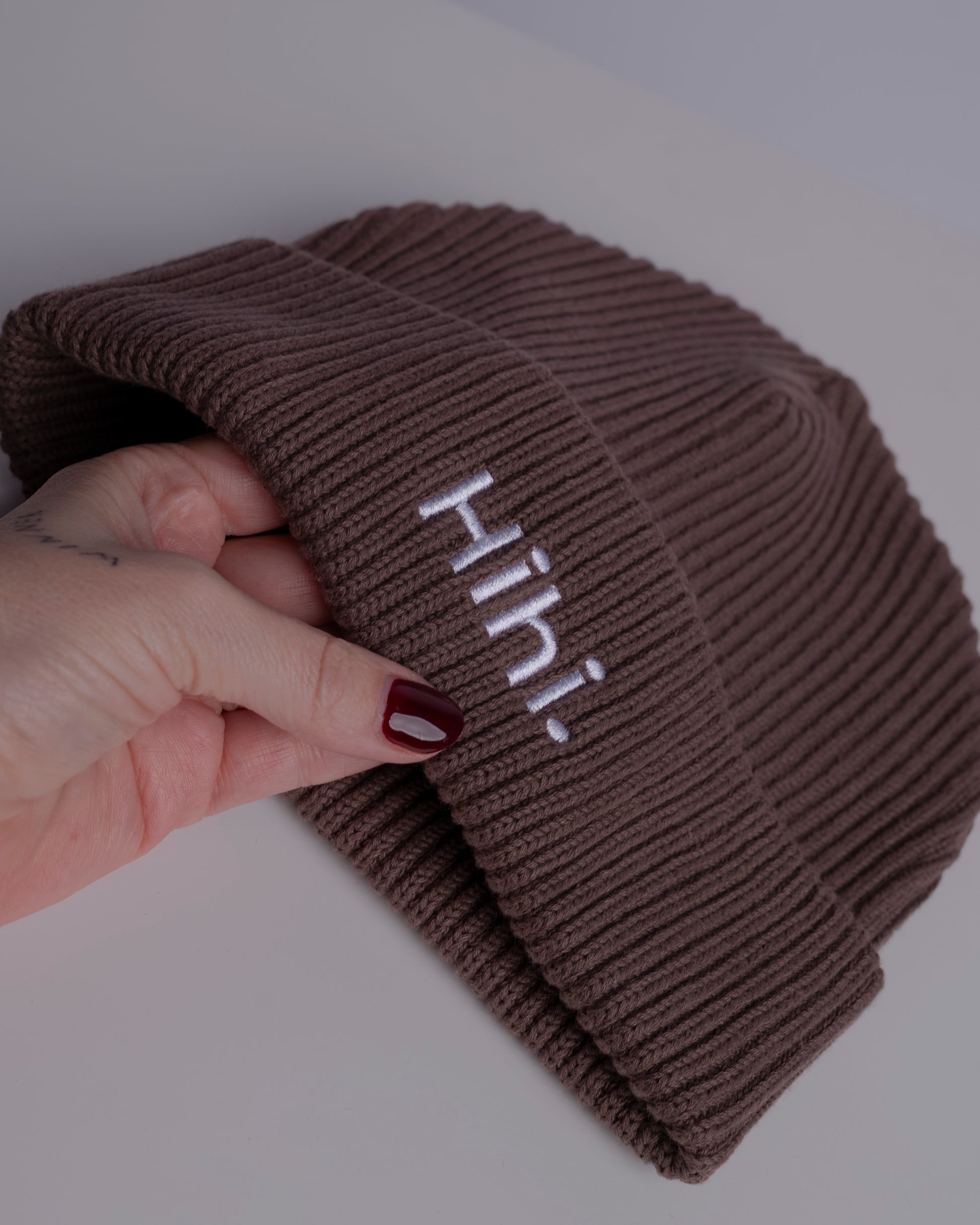 Čepice Hihi tiskací výšivka