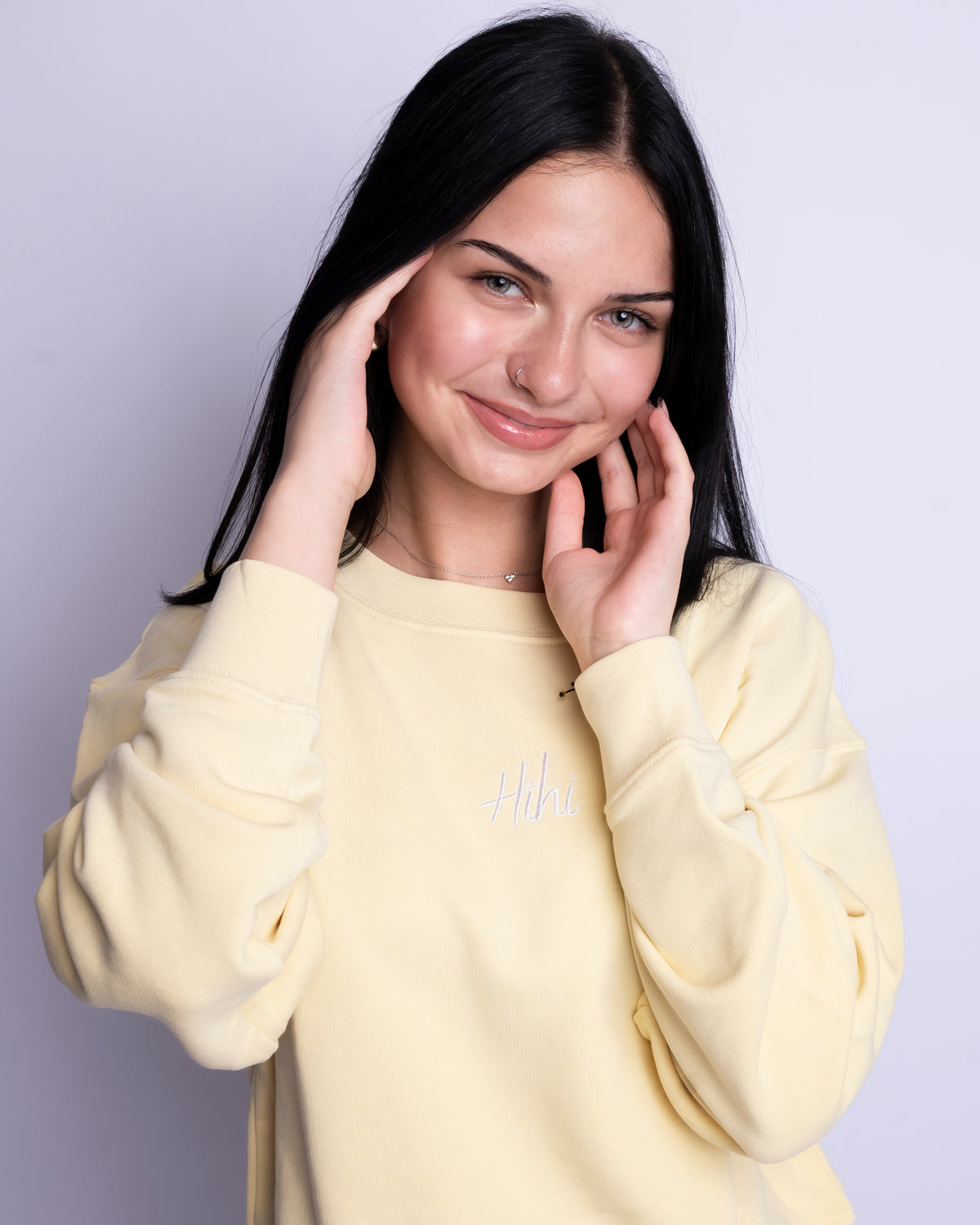 Žlutá dámská mikina Hihi